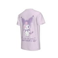 thumbnail image 4 of Boys Girls Kuromi And My Melody Shirt Graphic T-Shirt Crewneck Short Sleeve 3d Colorful Tops Tees, 4 of 6