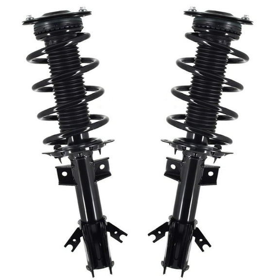 Detroit Axle - Front Struts for Ford 2015-2023 Edge 2019-2023 Lincoln Nautilus, Struts with Coil Spring Assembly Replacement