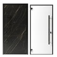 thumbnail image 3 of Front Exterior Prehung Steel Door / Dekton 0118 Natural Noir / Entry Metal Modern Painted W36x80 Left-hand, 3 of 5