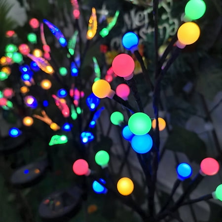

20LED Solar Lamp Solar Garlands Light Peach Flower Solar Lamp Power LED String Fairy Lights Garden Christmas Decor for Outdoor