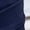 Blue, variant on Navy Blue Ruched Bodycon Midi Skirt For Women