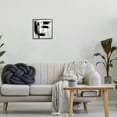 thumbnail image 3 of Stupell Industries Black Brush Strokes Abstract Painting Black Framed Art Print Wall Art, 12 x 12, 3 of 9