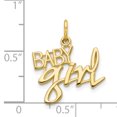 thumbnail image 2 of 10K Yellow Gold Baby Girl Charm, 2 of 2