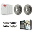 thumbnail image 1 of Transit Auto Rear Disc Brake Rotors and Ceramic Pads Kit for Car Chrysler Sebring PT Cruiser Cirrus Dodge Stratus Plymouth Breeze K8T-101761, 1 of 11