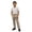 Khaki, variant on AWZXDE Boys Girls School Pants Straight Leg Formal Trousers Kids Dress Pants Elastic Waist Bottom Beige - 7-8 Years