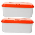 thumbnail image 5 of HOMOBABE 2Pcs Wipe Holder Reusable Refillable Plastic Wipes Container for Home Use 14.2*5.5*3.4in, 5 of 8