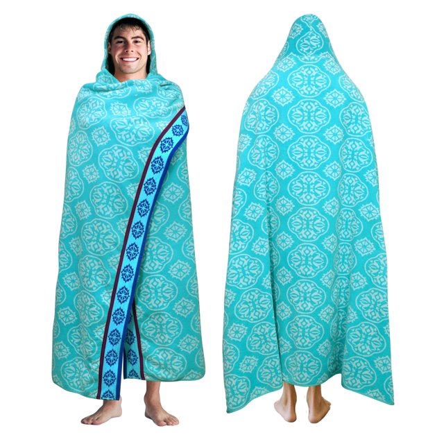 Toalla Cotton Craft con capucha, gran tamaño, 147 x 173 cm, suave, 100% algodón