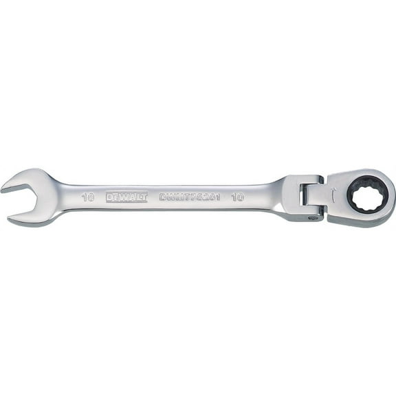 10mm Flex Head Ratcheting Combination Wrench Metric DeWALT DWMT75201OSP