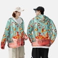 thumbnail image 4 of Balery Floating Colorful Cereal Sudadera ligera de manga larga con capucha y protección solar UPF 50+ para hombre y mujer, ideal para pesca y running-Small, 4 of 7