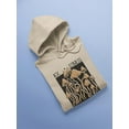 thumbnail image 3 of Teonanacatl Stencil Art Hoodie Women - Women Hoodie, 4XL, 3 of 4
