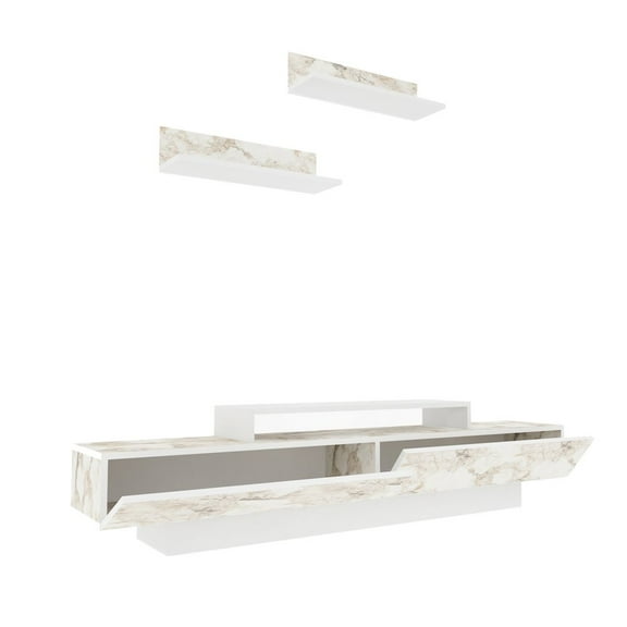 Decorotika Lusi Tv Stand - Ephesus White