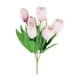 thumbnail image 1 of Ramo de flores de seda de tulipanes artificiales - Tallos de tulipán sintéticos para arreglos florales de boda, centros de mesa para la decoración de despachos en casa, de una sola pieza, 1 of 9