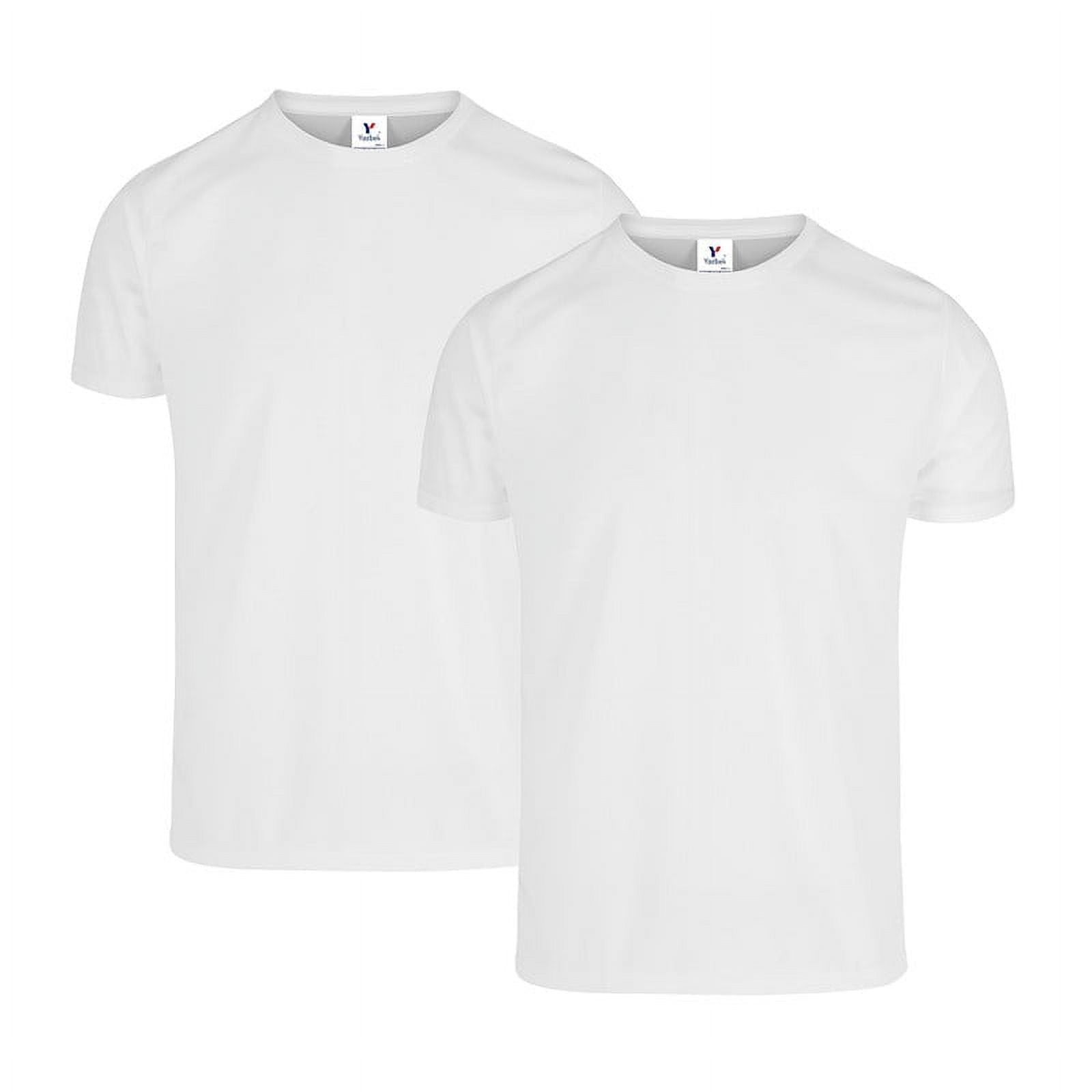 Playera para Caballero Color Blanco 100 Poliester 2 Piezas Walmart en linea