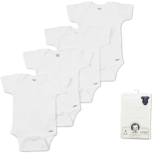 white organic onesies