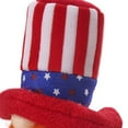 thumbnail image 6 of 4th of July Patriotic Gnome for American Independence Day Gift Handmade Stars and Stripes Nisse Scandinavian Folklore Elf Dwarf Home Household Ornaments Kitchen Tiered Tray Decorations, 1PC, 6 of 8