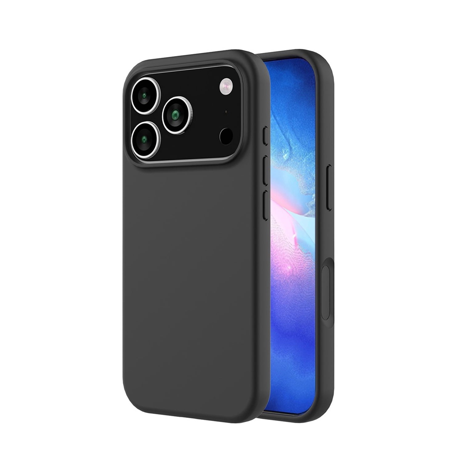 Soft Solid Silicone Case for iPhone 17 Pro Max