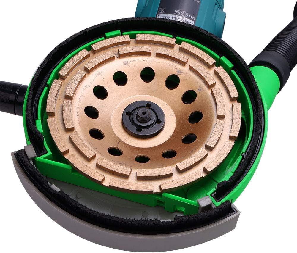 Diment Power Universal Surface Grinding Dust Shroud for Angle Grinder 7- inch. Collect Grinding Dust-Wood,Stone,Cement,Marble,Rock,Granite,Concrete