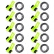 thumbnail image 1 of 10 Uds. Anzuelo de pesca para caña de pescar, señuelos de caña, soportes de seguridad (verde), 1 of 5