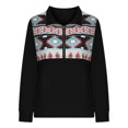 thumbnail image 4 of Sudadera con estampado étnico de manga larga con cuello redondo y manga larga suelta divertida Vintage para mujer Pompotops gfhjh3647, 4 of 6