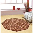 thumbnail image 3 of Furnish My Place Cheetah Real Area Rug, Animal Print Area Rug, Indoor Area Rug, Home Decor Rug, Elegant Designed Rug, Pet-Friendly Rug, Animal Inspired Design Rug, 2' Octagon - Set of 3, 3 of 5