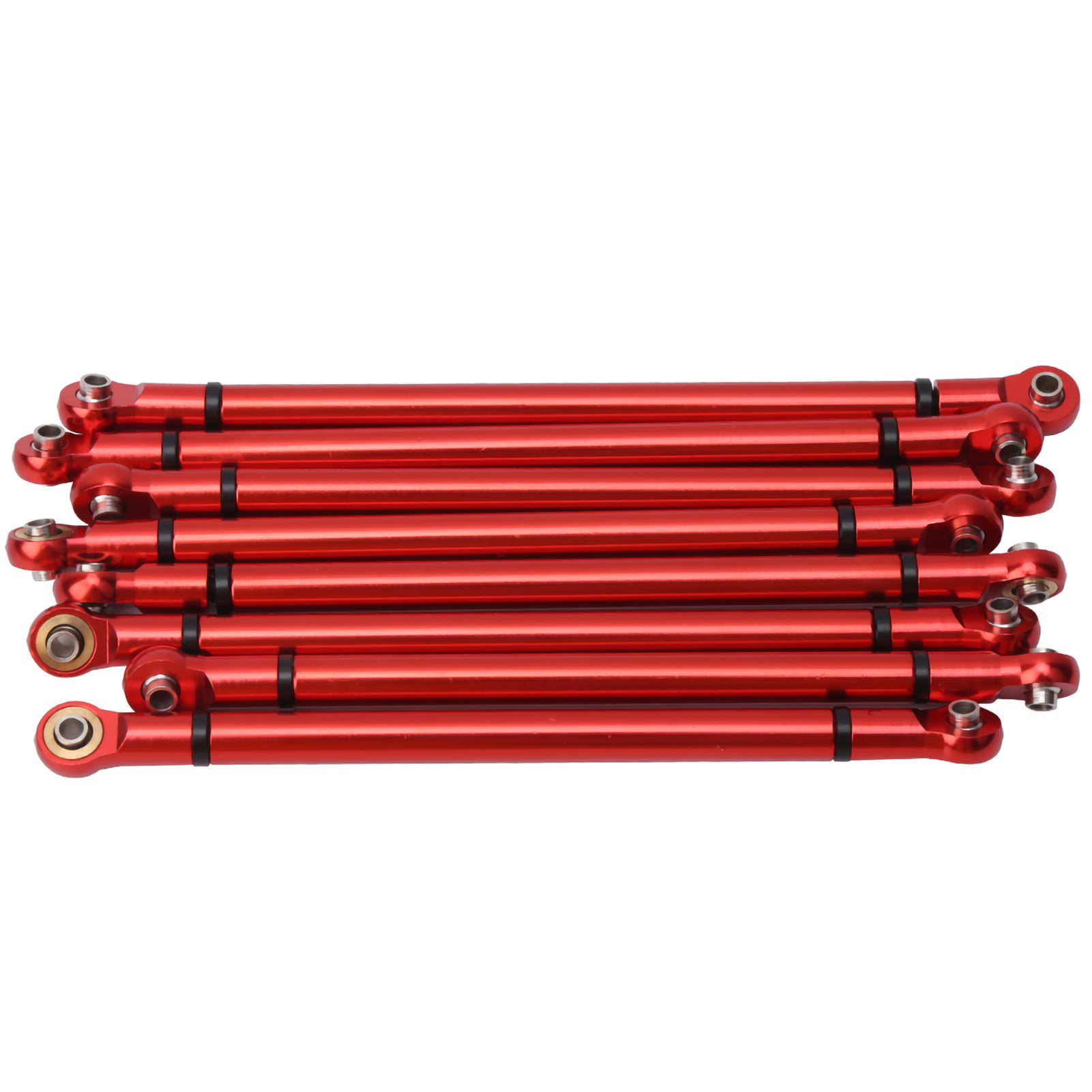 Metal Pull Rod Kit for Use Home Car Lovers Axial SCX10 313mm Axle Distance Alinory Small Size and Lightweight 1/10 Link Rod red 