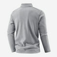 thumbnail image 5 of ZCFZJW Mens Quarter Zip Pullover Fleece Sweater Casual Fall Winter Thick Warm Long Sleeve Stand Collar Sweatshirt Lightweight Thermal Jacket Dark Gray L, 5 of 9