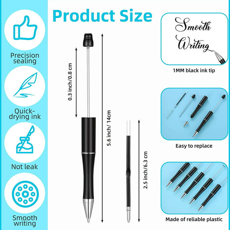 DIY Beadable Pens - BEAD SIZING INFORMATION + TIPS & TRICKS