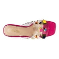thumbnail image 3 of Ninety Union Vegas Lucite Multicolor Stone Slide On a Gold Circular Heel, Berry, 12, 3 of 4