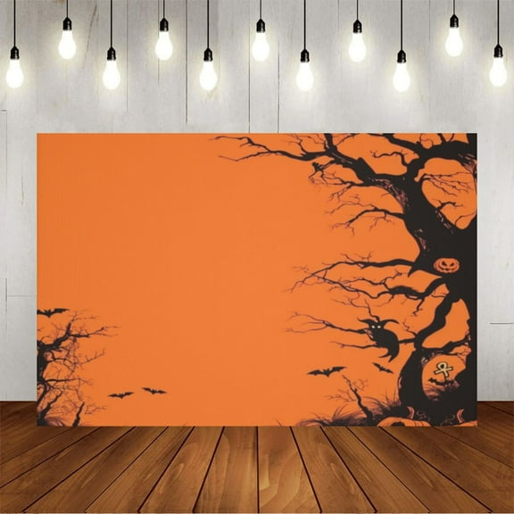 Wall Background Festival Party Decoration Activity Photo Booth Backdrop Props Halloween Night Spooky (9) 5x3 ft