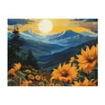 thumbnail image 4 of KLL Elegant Sunset Sunflower Print Fleece Throw Blanket, Horizontal Fleece Bedding Cute Soft Blankets Comfy Fleece Flannel Plush Home Decor for Couch & Bed -50"x40", 4 of 9