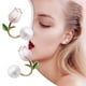 thumbnail image 2 of Pendientes de primavera y verano con flor rosa 2022 Pendientes pequeños para mujer, 2 of 8