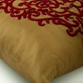 thumbnail image 2 of The HomeCentric Pillow Covers, Red and Gold Pillows Cover, Pack of 2, 20x20 inch (50x50 cm) Art Silk Pillows Covers For Couch, Square Red Baroque Damask Pillows Cover, Embroidery - Red Damascus, 2 of 3