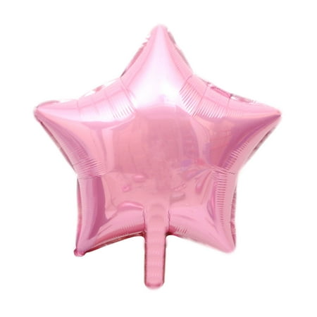 10 Inch Decorations Foil Star Shape Balloon Mylar Balloons Wedding Party Celebration Decoration 10 Inch Pink ()