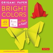 Origami Paper - Bright Colors - 6 - 49 Sheets: Tuttle Origami Paper: Origami Sheets Printed with 6 Different Colors: Instructions for Origami Projects Included (Other)