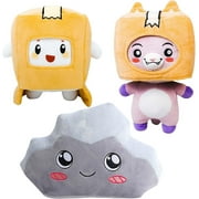 YHRY Cartoon Plush Toy Soft Stuffed Foxy Boxy Rocky Doll Great Collections For Kids And Fans - 3 Pieces