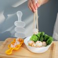 thumbnail image 3 of 2pcs Round Rectangular Sushi Mold, Non-Stick Sushi Mold with Convenient Handle Kitchen Bento Sushi Mold Food Decoration Press Form Sushi Maker Kit Accessories, 3 of 5