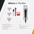 thumbnail image 5 of Wahl Professional Detailer - Recortadora con cable, cuchilla en T ajustable, motor giratorio negro, kit completo, 5 of 5