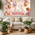 thumbnail image 5 of Yatrandify Decorative Design Happy Birthday Banner Glitter Number Birthday Party Banner for Teenage Celebration Indoor Decoration, 5 of 7