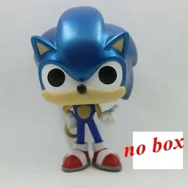 2025 Nuevos juguetes de vinilo FUNKO POP SUPER SONICs con anillo n.º 283 EMERALD n.º 284 SHADOW n.º 285, modelo de figura de acción coleccionable para regalo de niños