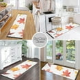 thumbnail image 6 of Yayeee Runner Rug for Bedroom 2'x6' Machine Washable Hallway Non Slip Mat, White Autumn Leaves, 6 of 8