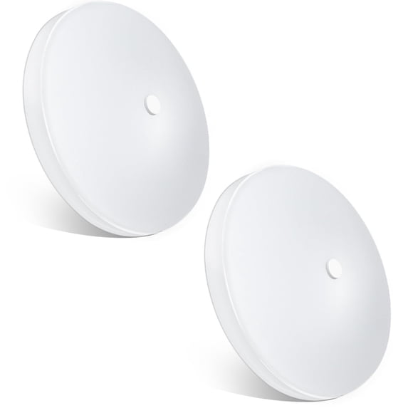 Lámpara de techo tipo cúpula Acegoo RV 12 V, disco LED de 11,4 cm, paquete de 2