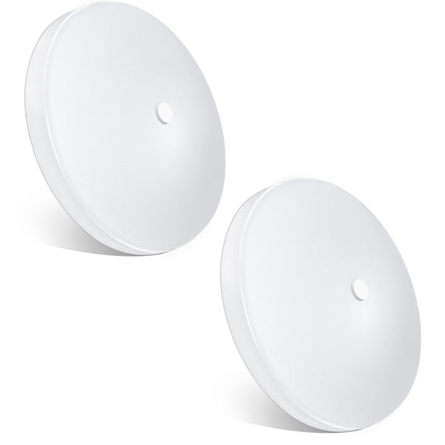 Lámpara de techo tipo cúpula Acegoo RV 12 V, disco LED de 11,4 cm, paquete de 2