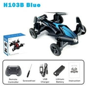 UNO1RC MC33185 Quadcopter UAV 2 Speeds Racing Car Small Race Drone for Kids Adults Land Air Dual-mode Race Quadcopter One Key Take Off Landing Remote Control Helicopter