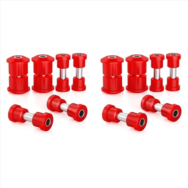 2X Kit de Bujes Traseros, Resortes y Grilletes, Bujes y Manguitos para RXV 2008 en Adelante, Piezas para Carritos de Golf 620160 624030 620161