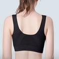 thumbnail image 6 of Women's Seamless Sports Bra High Support Breathable Workout Bra Wireless Yoga Fitness Athletic Tops Black 42, 6 of 6