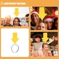 thumbnail image 4 of 4 diademas de flecha para Halloween, divertidas diademas de flechas con diseño de Cupido, accesorios divertidos para sesiones de fotos, disfraz navideño de aro para el pelo, color amarillo, 4 of 8