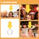 thumbnail image 4 of 4 diademas de flecha para Halloween, divertidas diademas de flechas con diseño de Cupido, accesorios divertidos para sesiones de fotos, disfraz navideño de aro para el pelo, color amarillo, 4 of 8