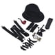 thumbnail image 1 of Conjunto De Disfraz De Anciano De Los Años 20, Kit De Vestir De Gángster Con Sombrero, Tirantes, Reloj, Pipa, Pajarita, Gafas, Para Fiestas De Baile Retro Para Niños, 1 of 7