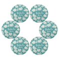 thumbnail image 6 of WOBOGO Isabelle Babo Round Placemats Set of 6 Heat Resistant Washable Kitchen Table Decorations 15.4in, 6 of 7