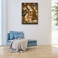 thumbnail image 2 of Cuadro Decorativo - virgen y el niño y dos ángeles Jr  Impresión en canvas, estrechado., 2 of 2